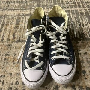 Classic Navy High-Top Sneakers